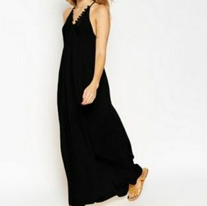 🎈LAST CHANCE❗(ASOS) Pom Pom Cami Maxi Dress